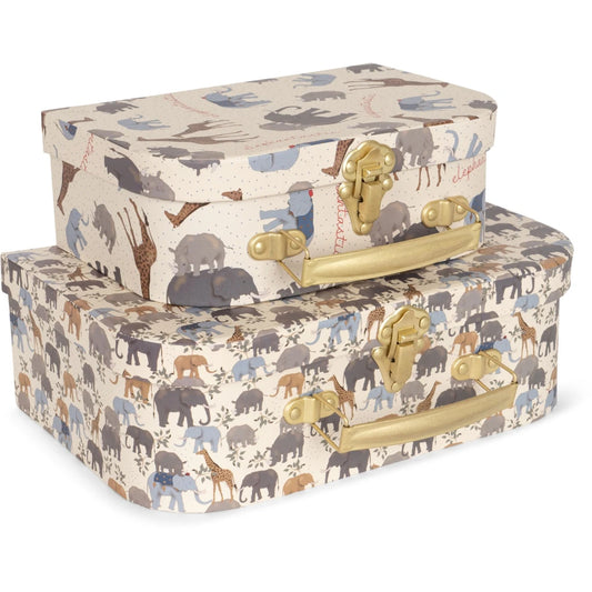 Suitcase 2-pack, Safari/Elephantastic