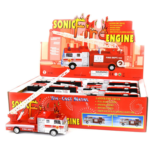 Brandbil med ljud, 17cm - Robetoy