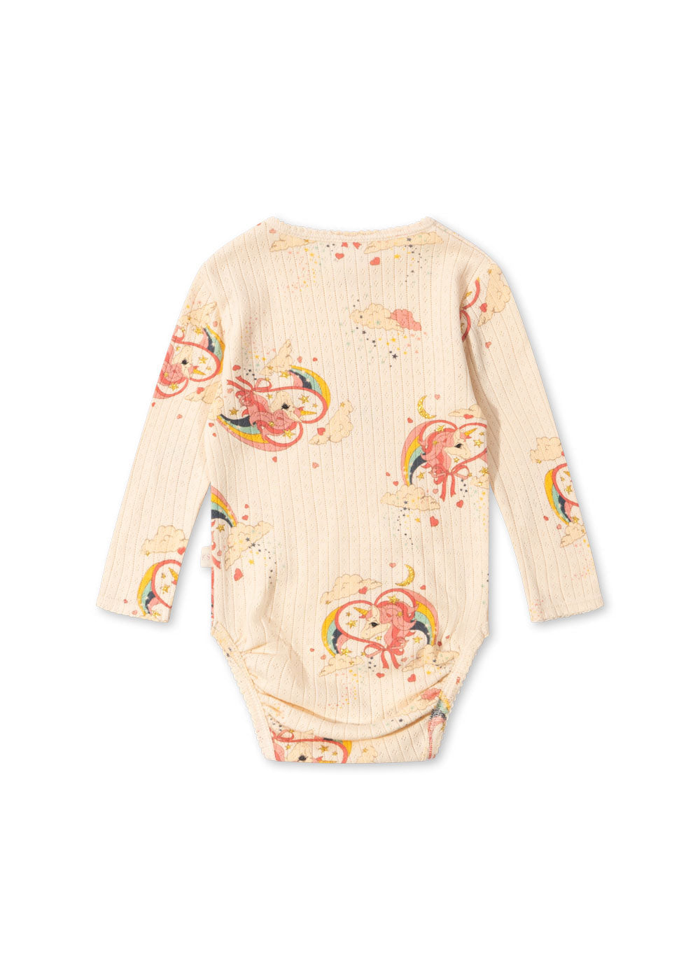 Body Baby 9 mån, Minnie Glitter Body GOTS, Horn Stars - Konges Sløjd