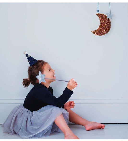 Tyllkjol Grå med guldprickar - Mimi & Lula