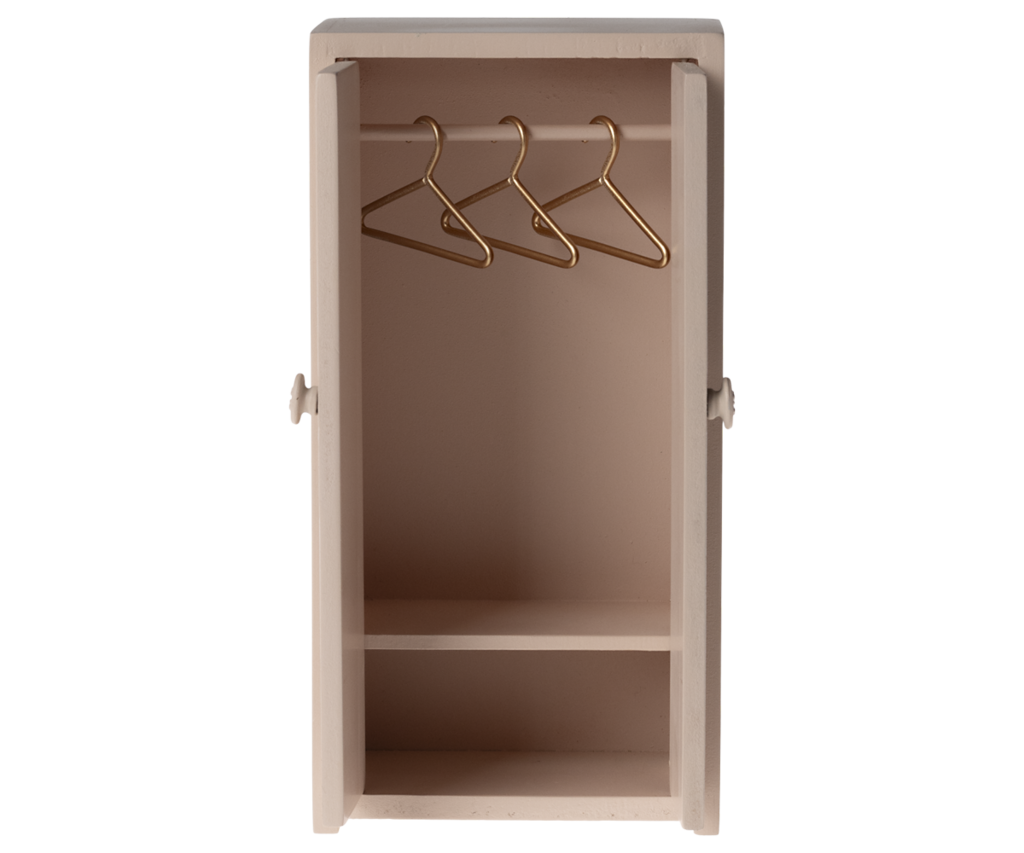 Miniatyr, Ljusrosa Garderob, Mus - Maileg