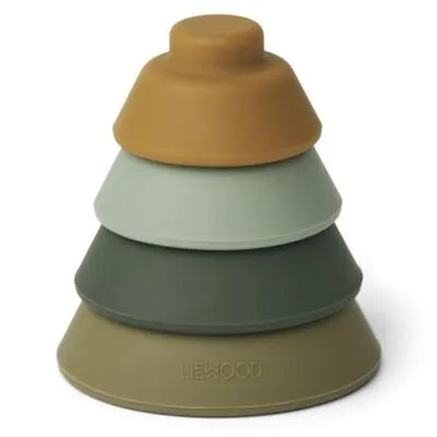 Stapeltorn Walter, Grön Multi Mix - Liewood