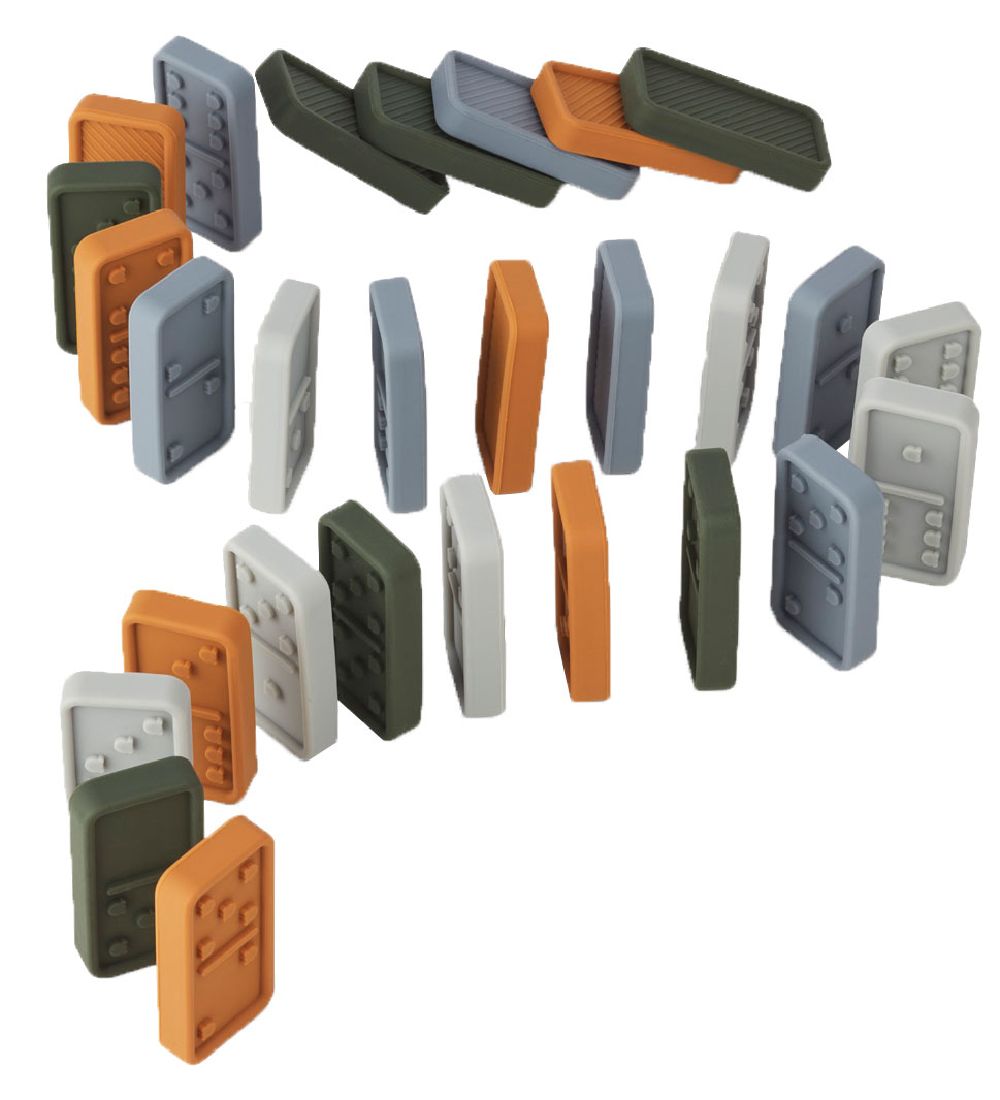 Dodo Domino Set, Blue Multi Mix - Liewood