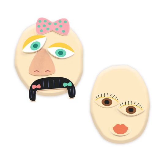 Modellera, Roliga ansikten