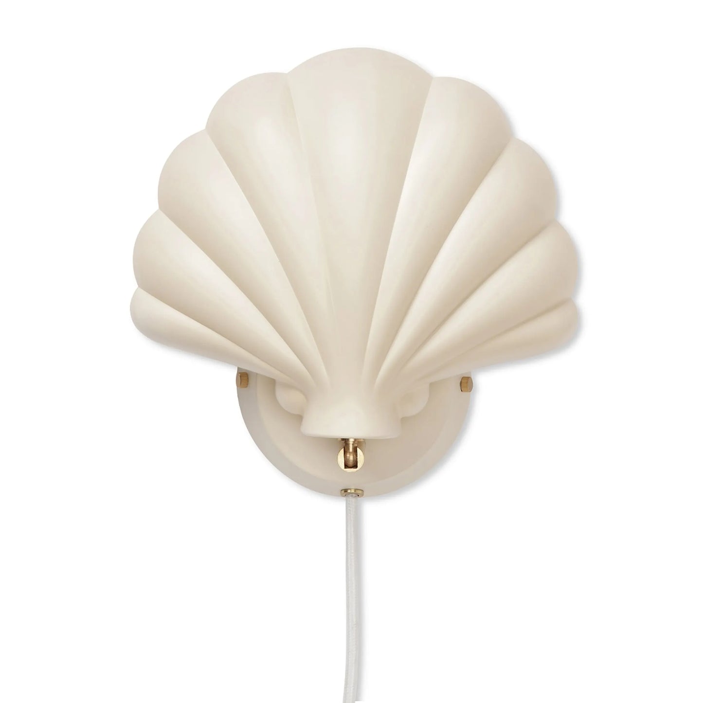 Vägglampa, Snäcka i Metall - Rose eller Grey Leaves, Välj din färg - Konges Slöjd