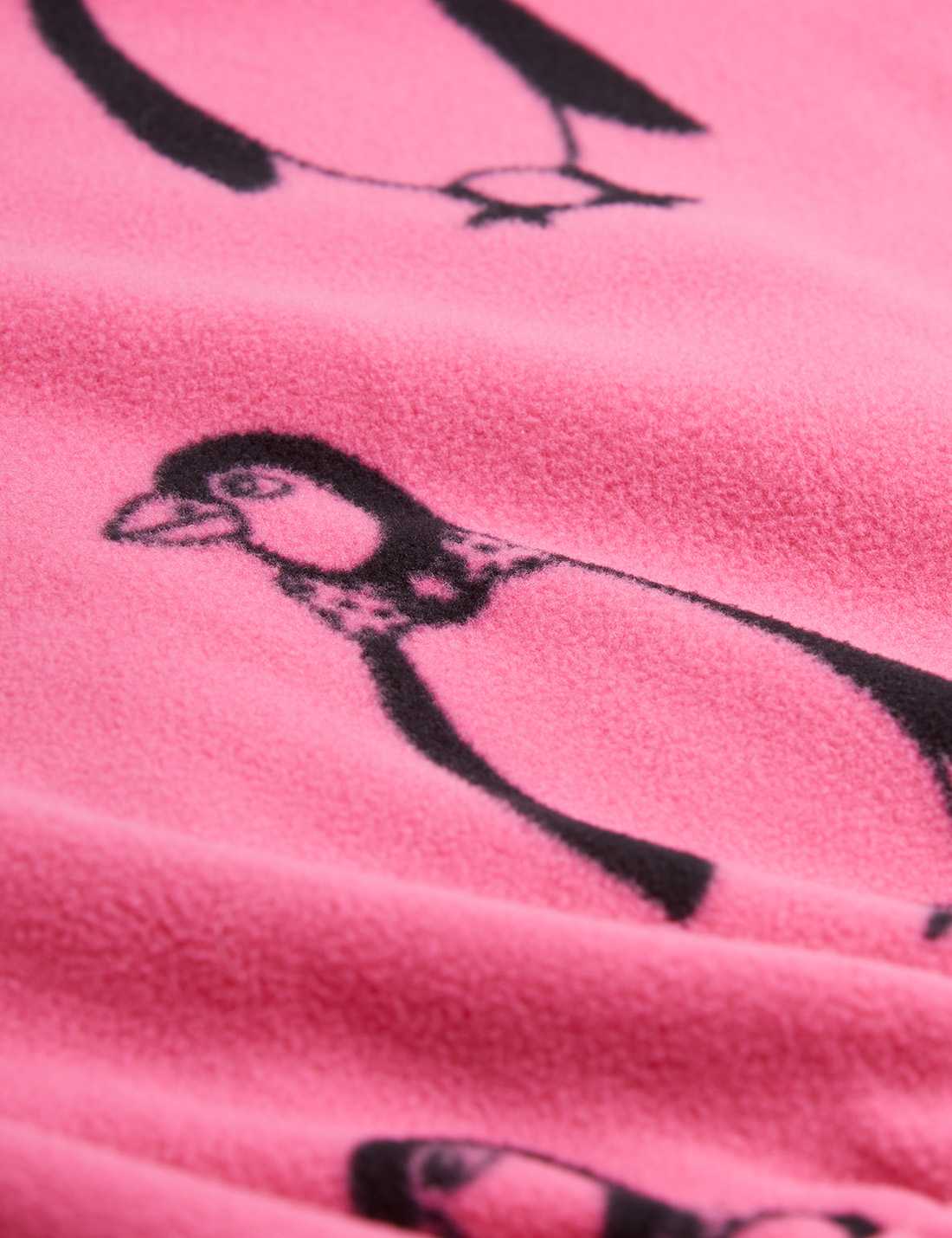 Penguin Fleece Jacket, Pink