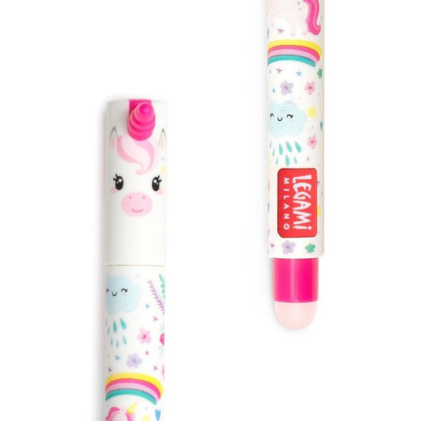 Erasable Gel Pen, Unicorn, Rosa