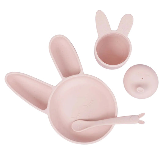 Bunny Tableware Set, Pink