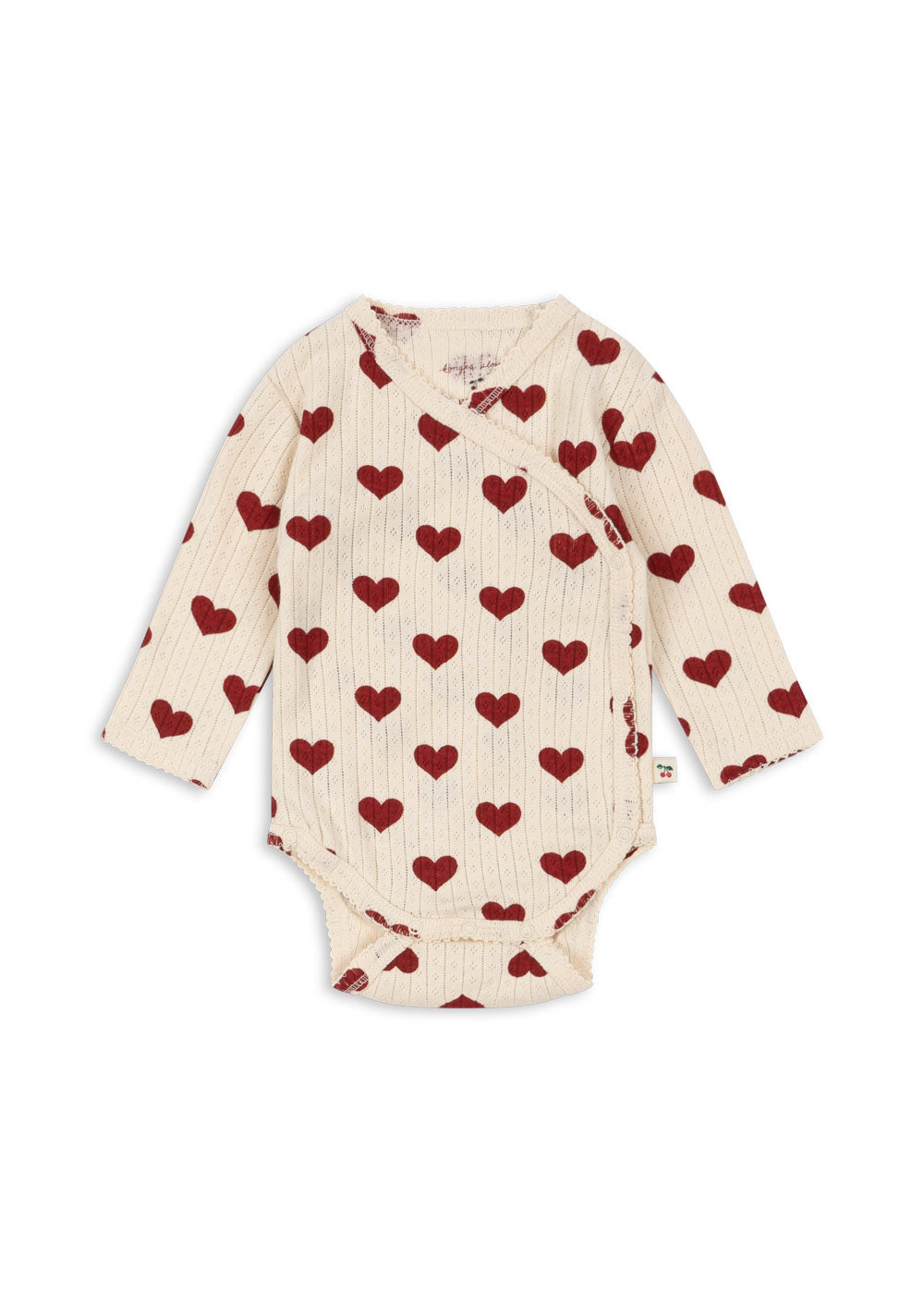 Minnie Newborn Body GOTS, Amour Rouge