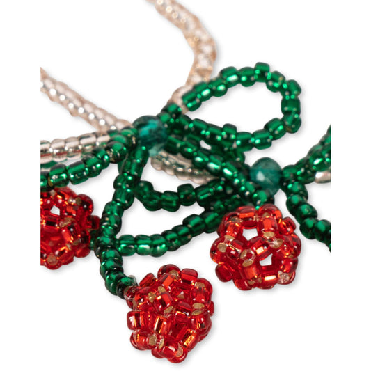 Halsband och Armband Set, Körsbär - Konges Slöjd