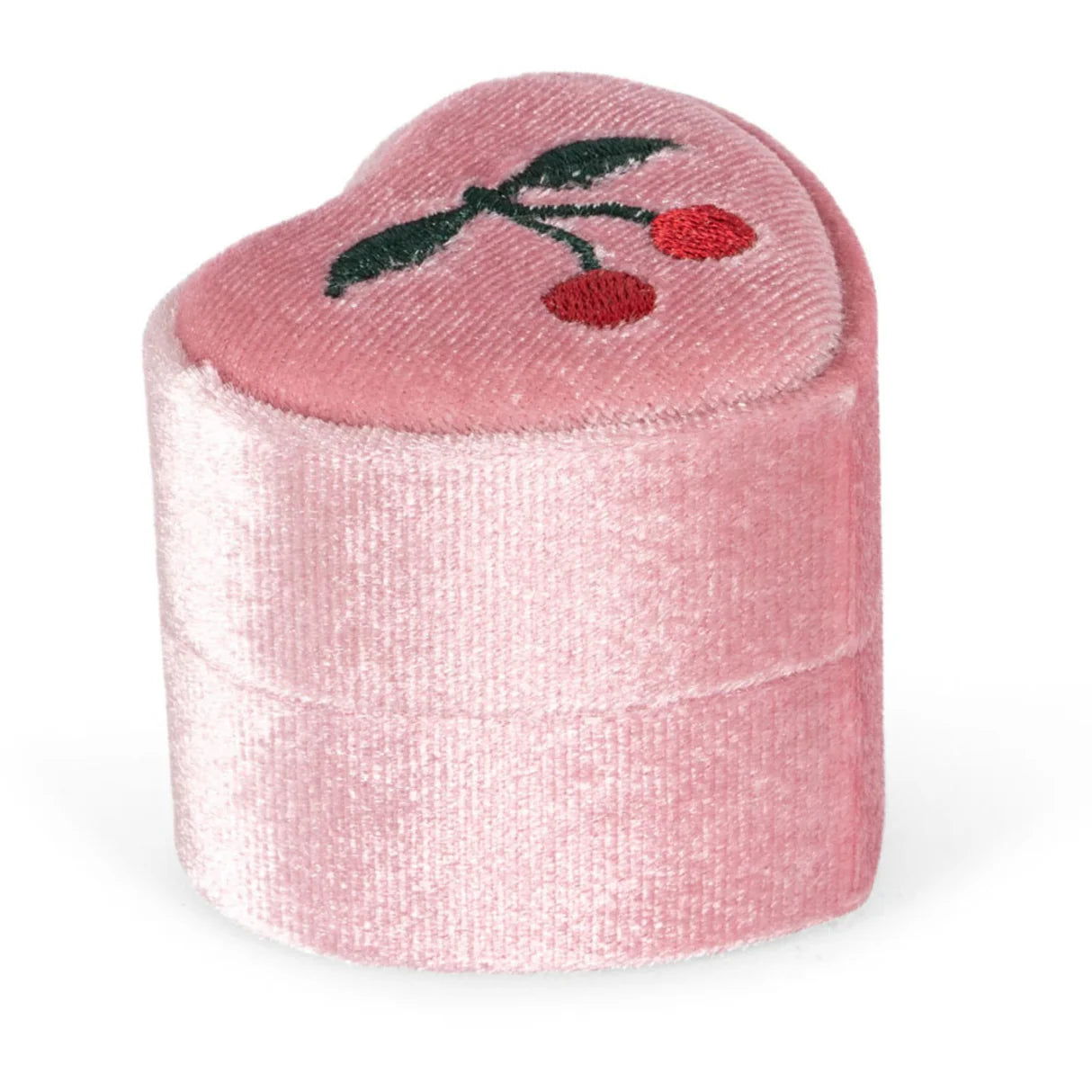 Sammetsbox med Körsbärs Halsband, Rosa - Konges Slöjd