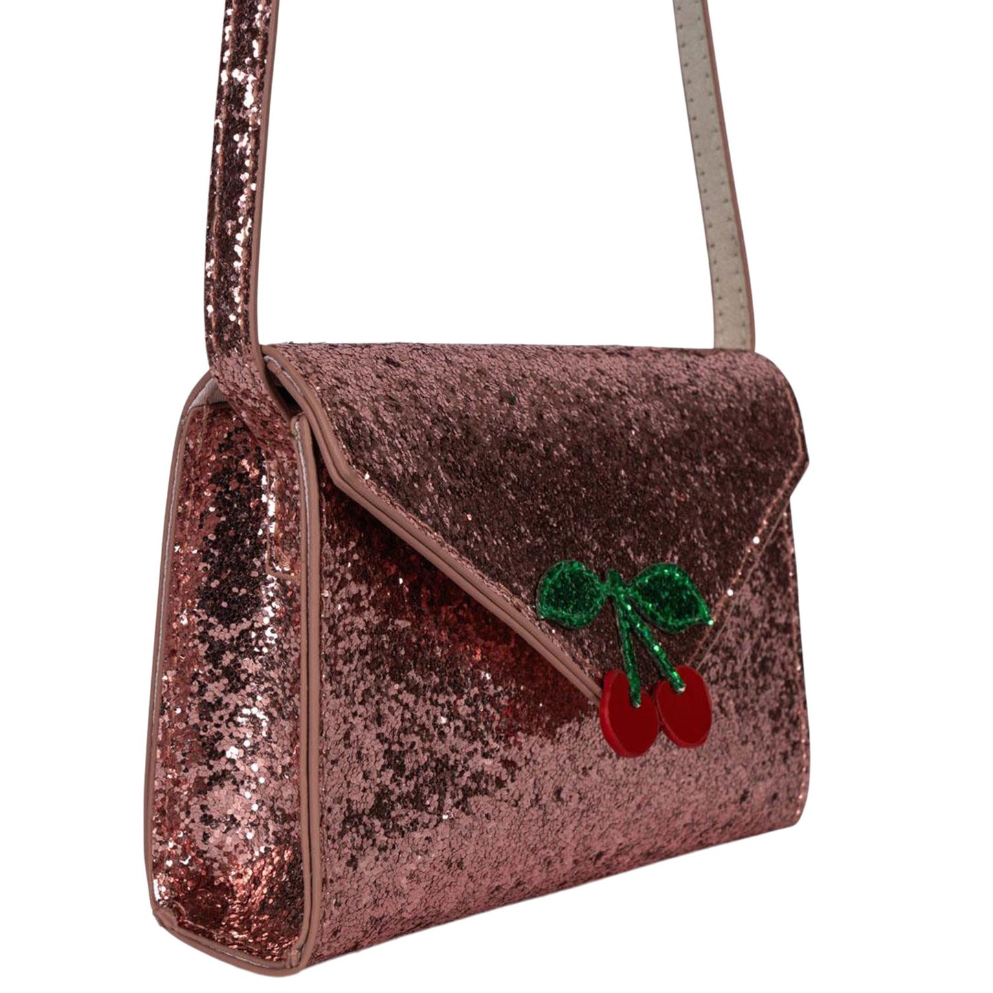 Axelremsväska Rosa Glitter, Love Letter - Konges Sløjd