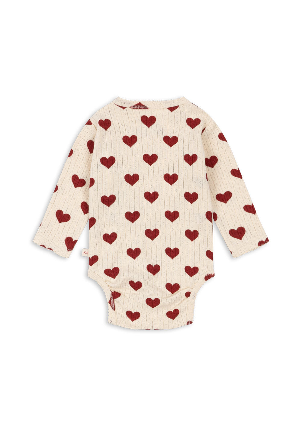 Minnie Newborn Body GOTS, Amour Rouge