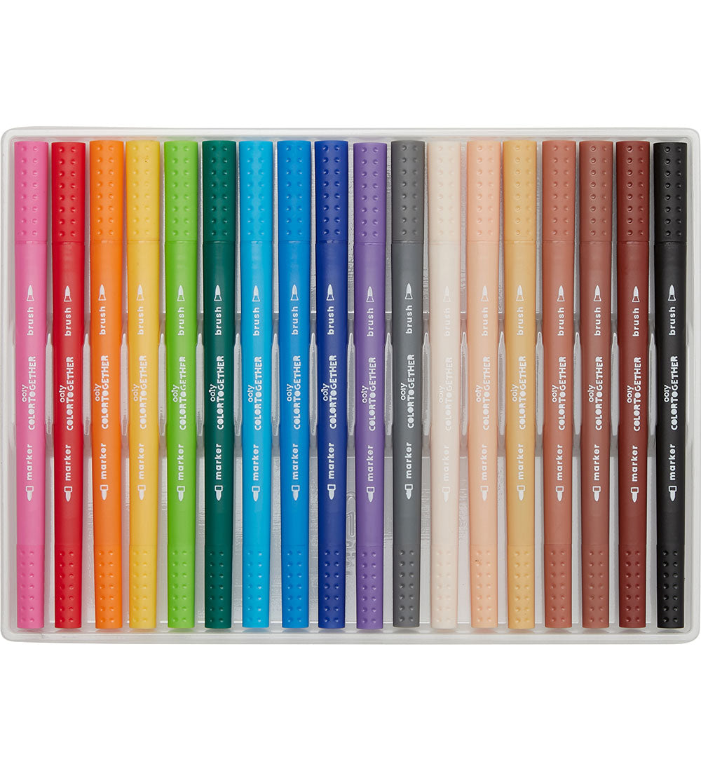 Dubbelsidiga Tuschpennor, 18-pack - Ooly