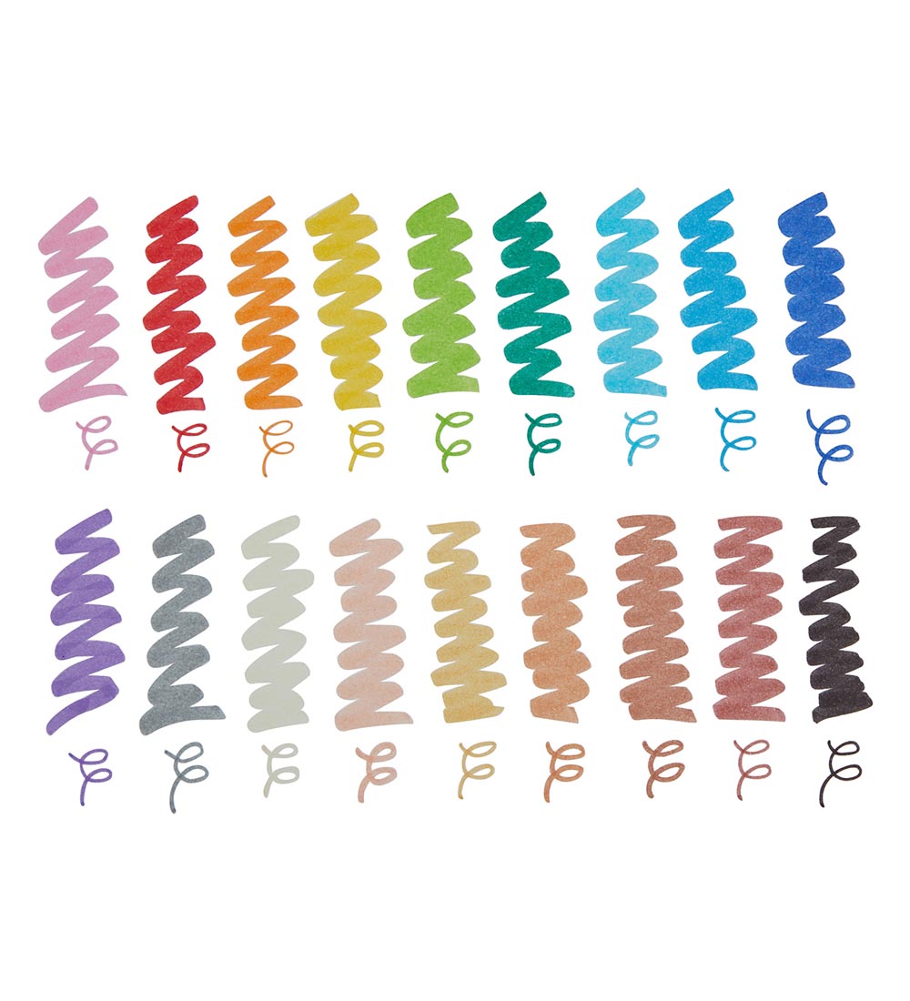 Dubbelsidiga Tuschpennor, 18-pack - Ooly