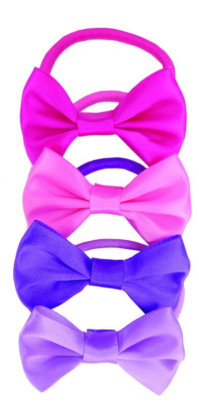Bow Tied and True Ponytail Holder Set (4-pack)