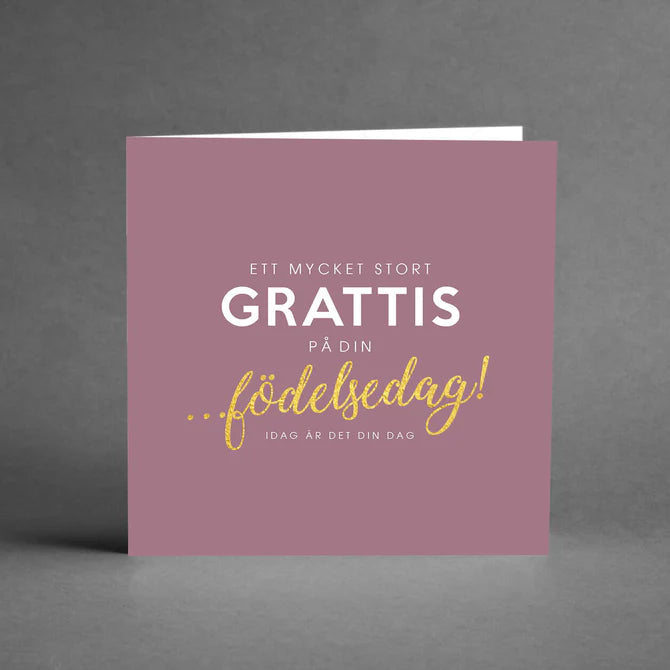 GRANDE Collection - Födelsedagskort