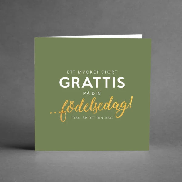 GRANDE Collection - På Födelsedagen grön