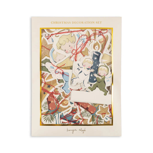 Christmas Decoration set/Julgirlang & Bordsdekoration Multi - Konges Slöjd