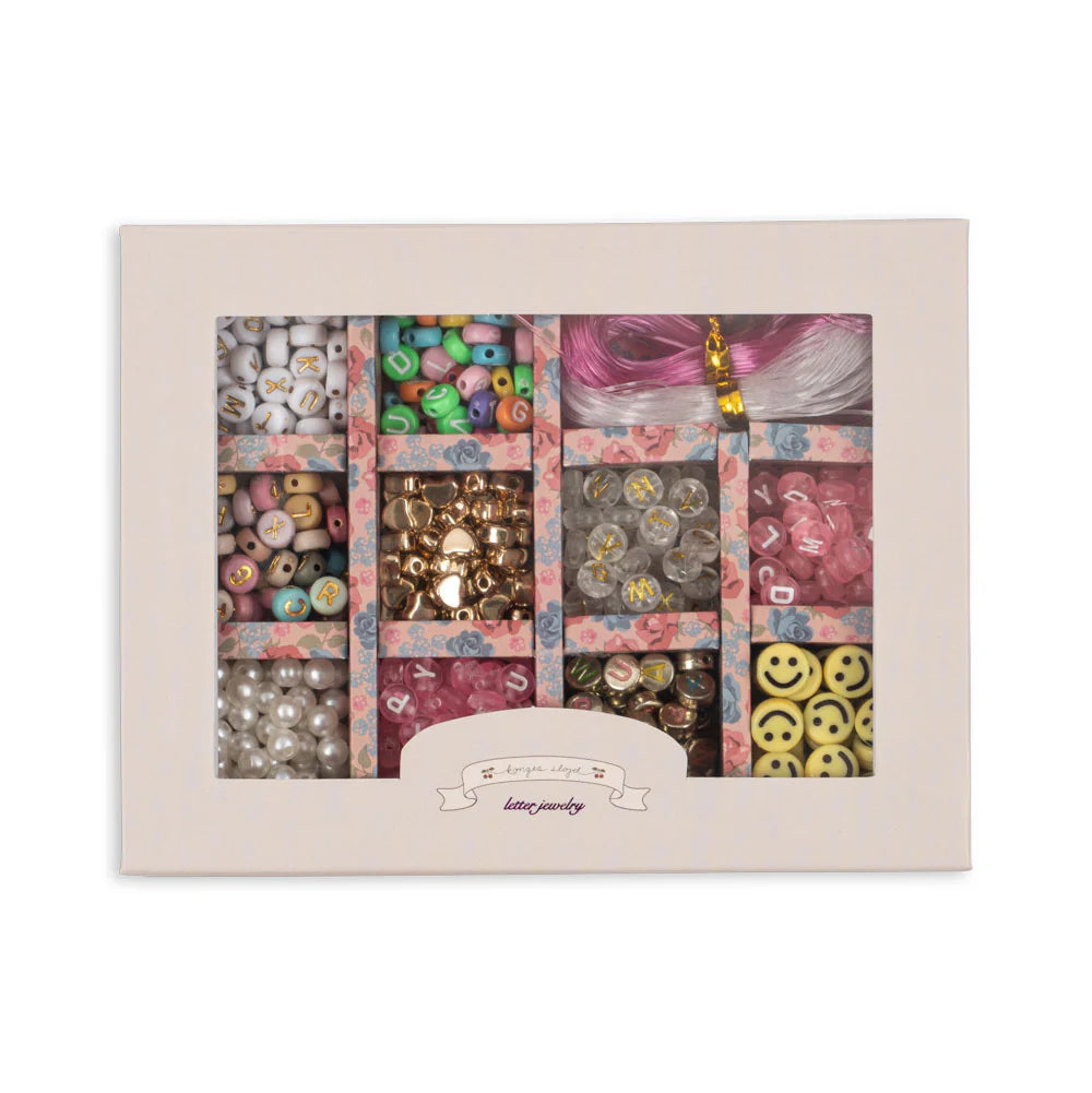 ABC Jewellery Set/Pärlset Halsband & Armband - Konges Slöjd