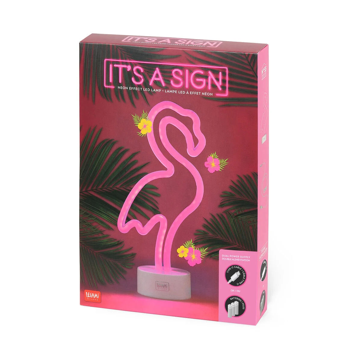 Neon Lampa, Flamingo - Legami