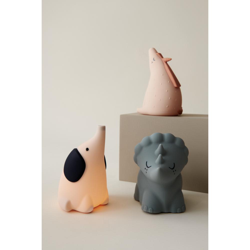 Nattlampa, Winston Night Light, Dinosaur/Blue Fog - Liewood