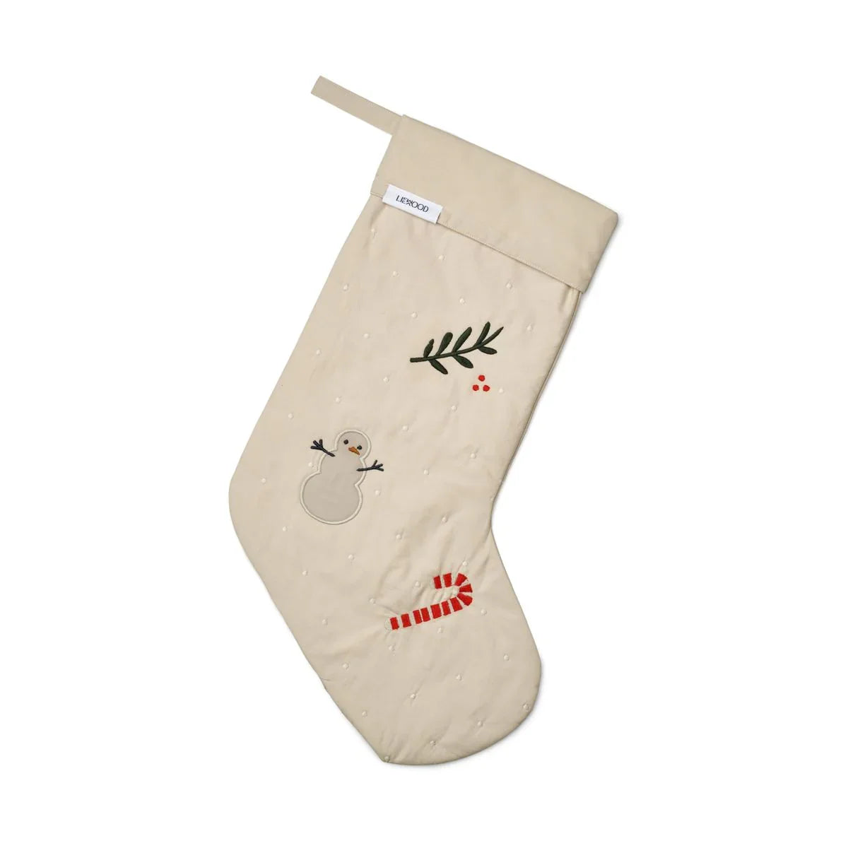 Julstrumpa, 40x20 cm, Basil/Holiday/Sandy Mix - Liewood