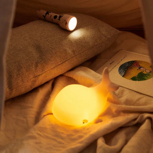 Nattlampa, Winston Night Light, Whale, Sandy - Liewood