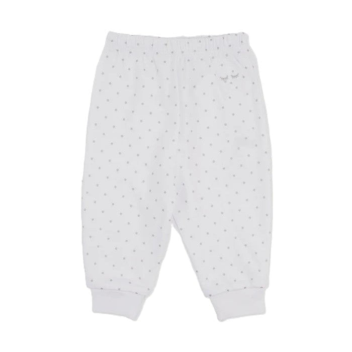 Byxor Baby, Saturday, Vit/Silver Prickar - Livly