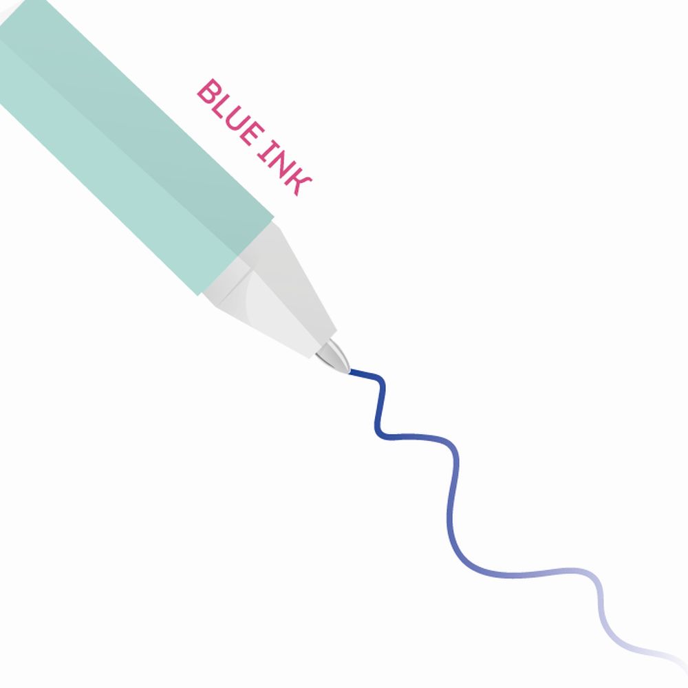 Magisk Osynlig Penna, Rymden, Blå - Legami