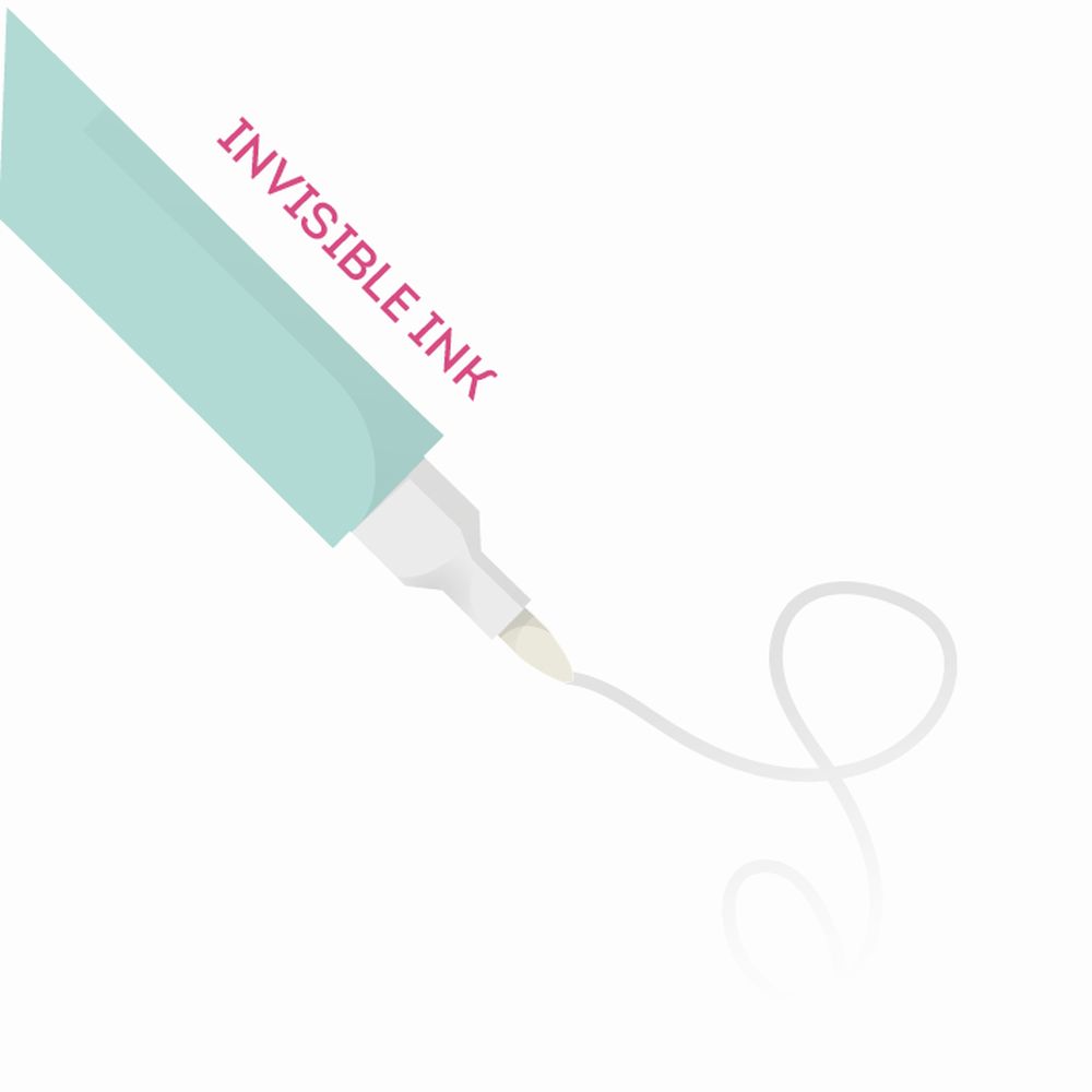 Magisk Osynlig Penna, Rymden, Blå - Legami