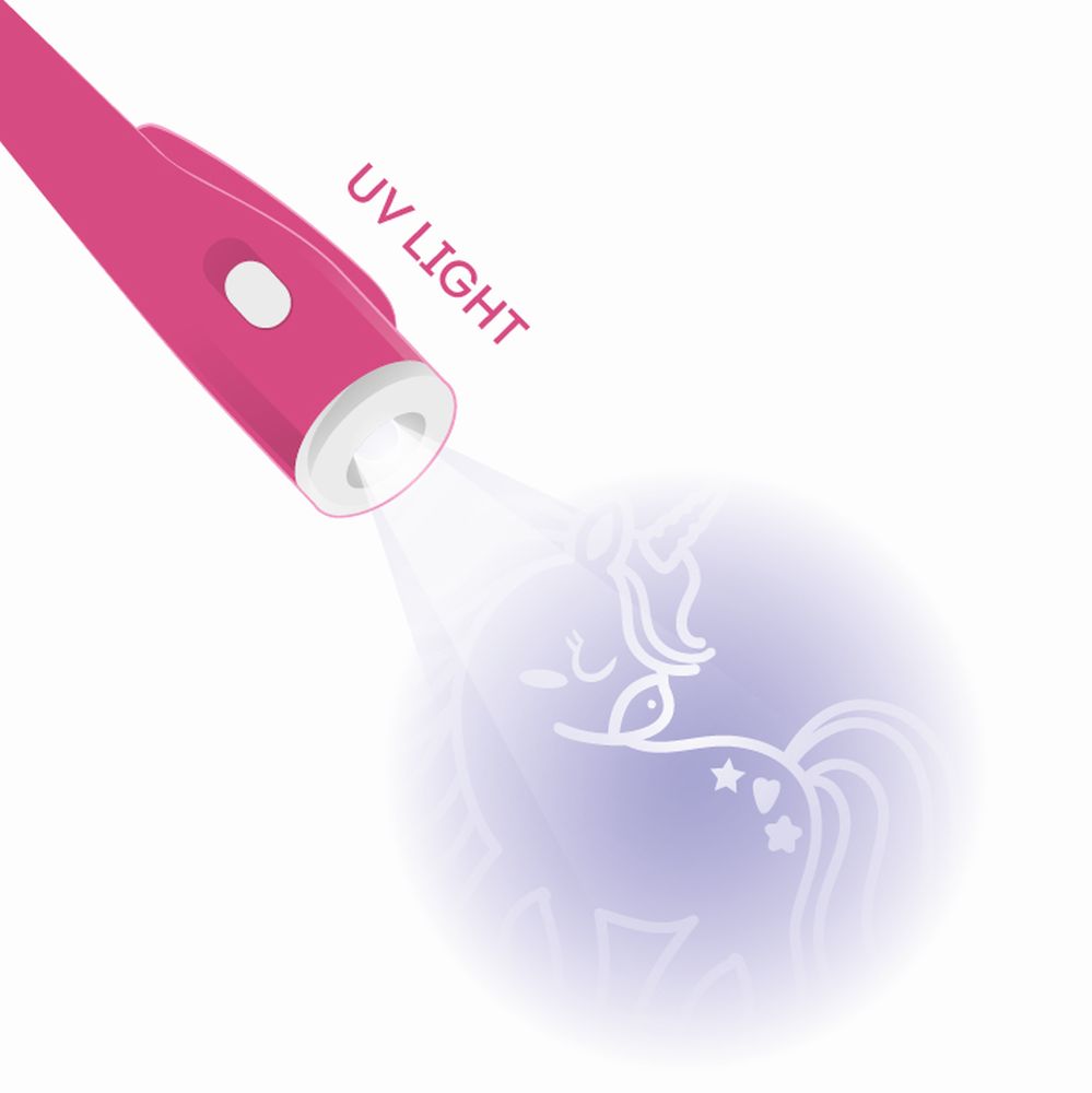 Magisk Osynlig Penna, Rymden, Blå - Legami