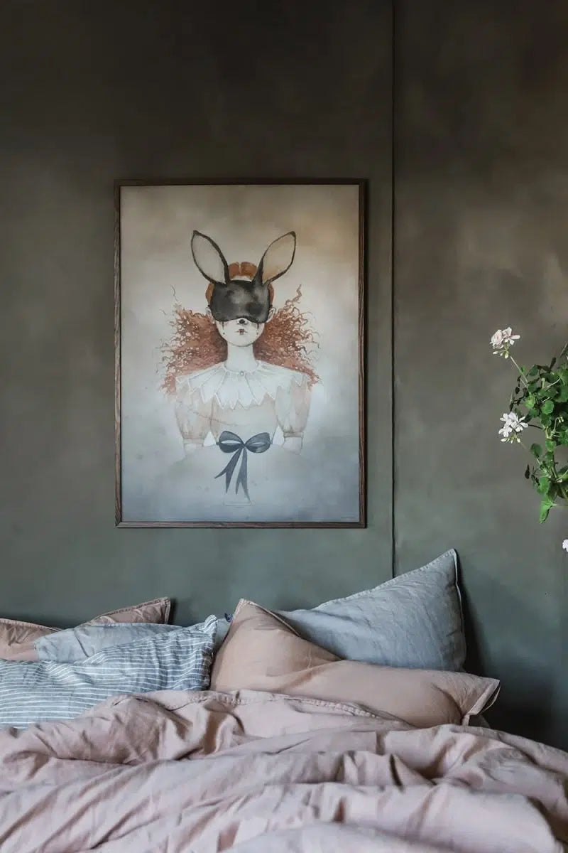 Poster, Miss EDITH PAPILLON 50x70 cm - Mrs Mighetto