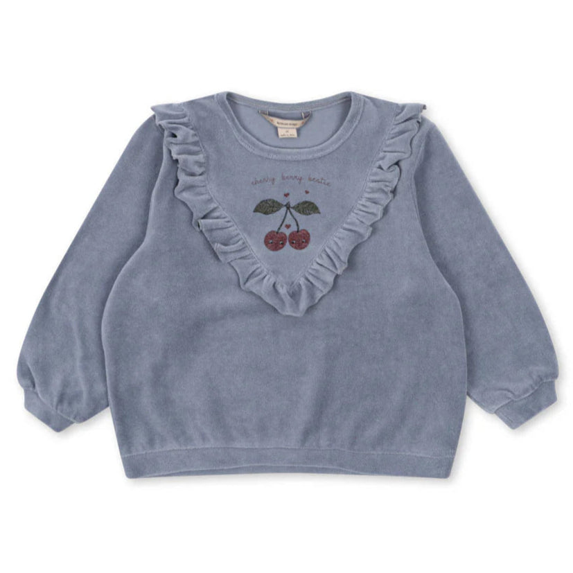 Walley Frill Sweatshirt, Tradewinds - Konges Slöjd