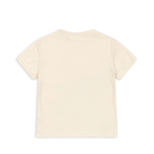 T-shirt, FAMO TEE GOTS, Almond Milk - Konges Sløjd