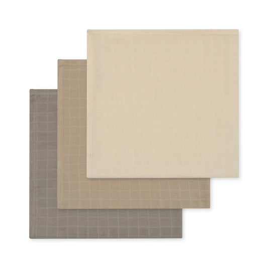 Muslinfiltar,  LIME STONE, 3 pack - Konges Sløjd