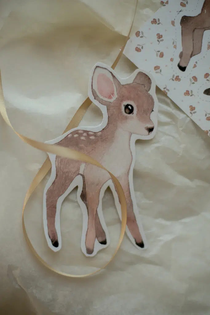 DIY Paper Friends, 6-Pack, Roe Deers - Mrs Mighetto