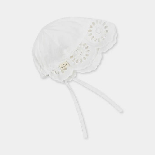 Posey Bonnet/Solhatt, Optic White - Konges Sløjd