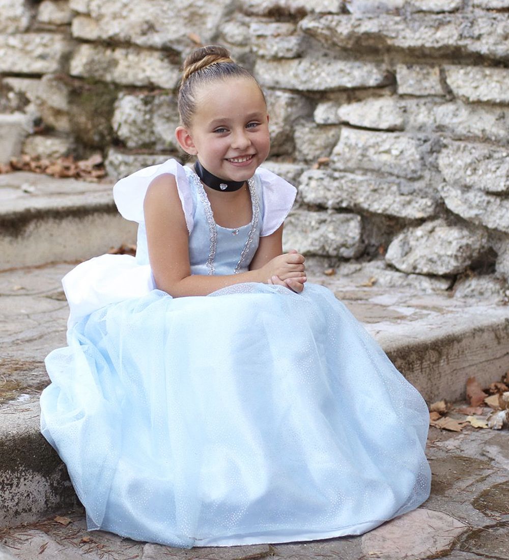 Maskeradklänning, Askungen, Deluxe Cinderella Dress - Great Pretenders