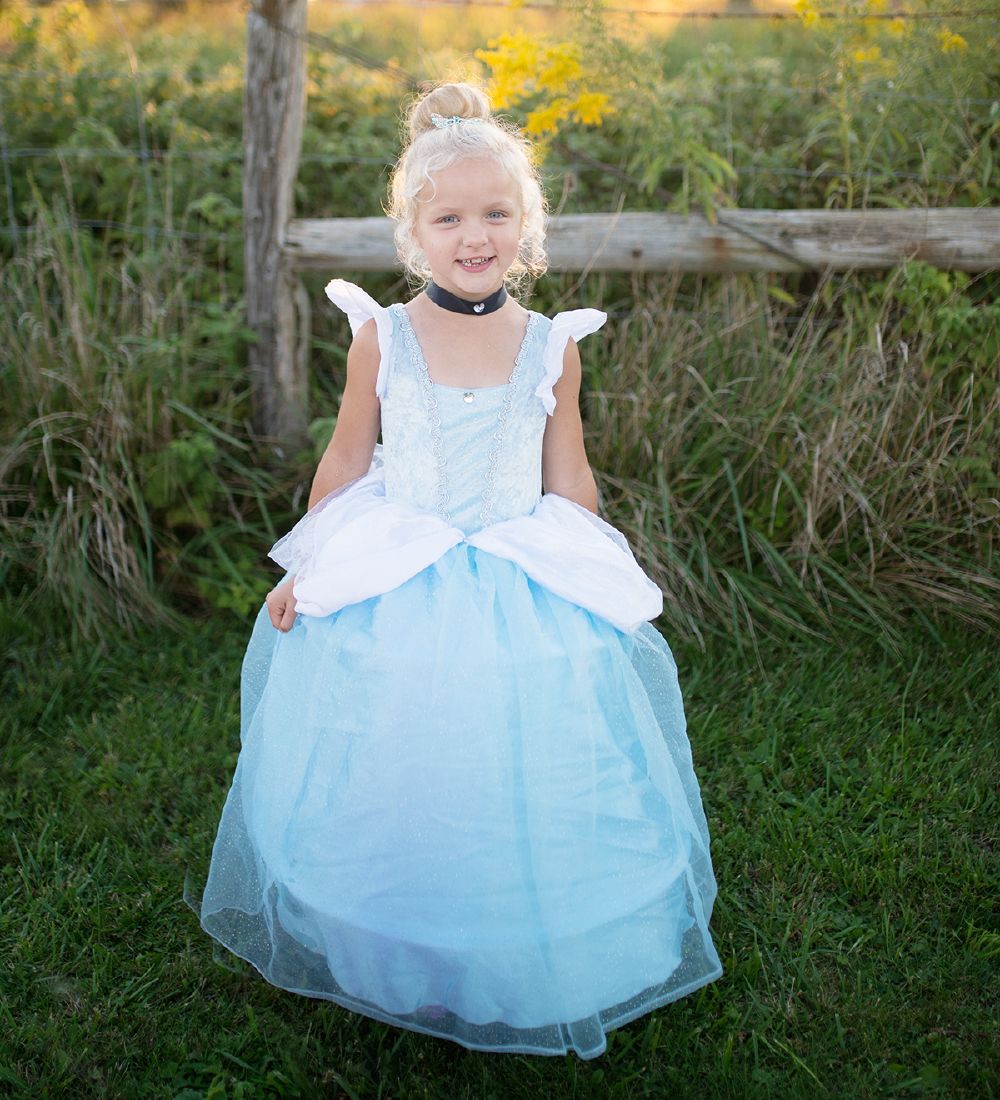 Maskeradklänning, Askungen, Deluxe Cinderella Dress - Great Pretenders