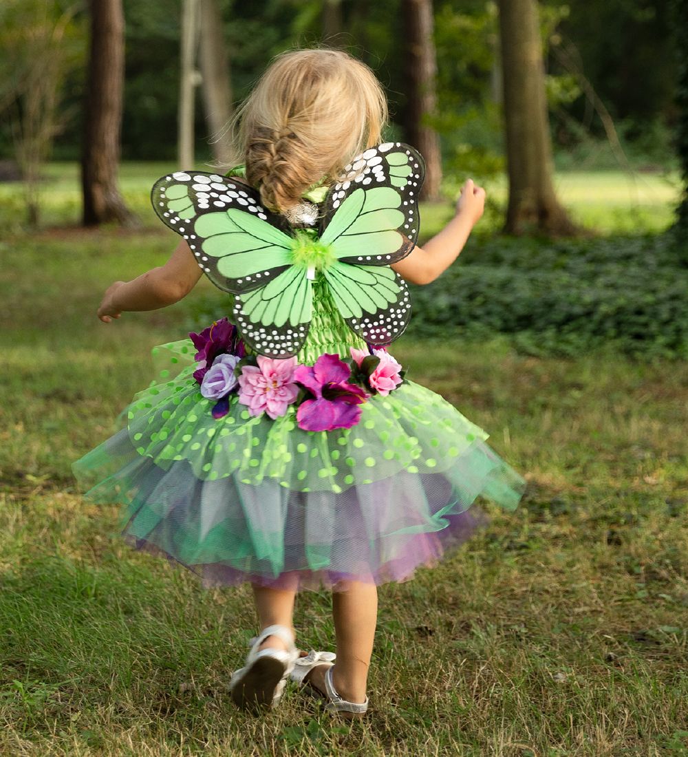 Fairy Blooms Deluxe med Vingar, 5-6 år - Great Pretenders