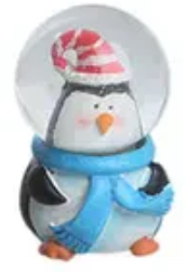 Små Snöglobar, Olika Figurer, H 7cm - Popretail