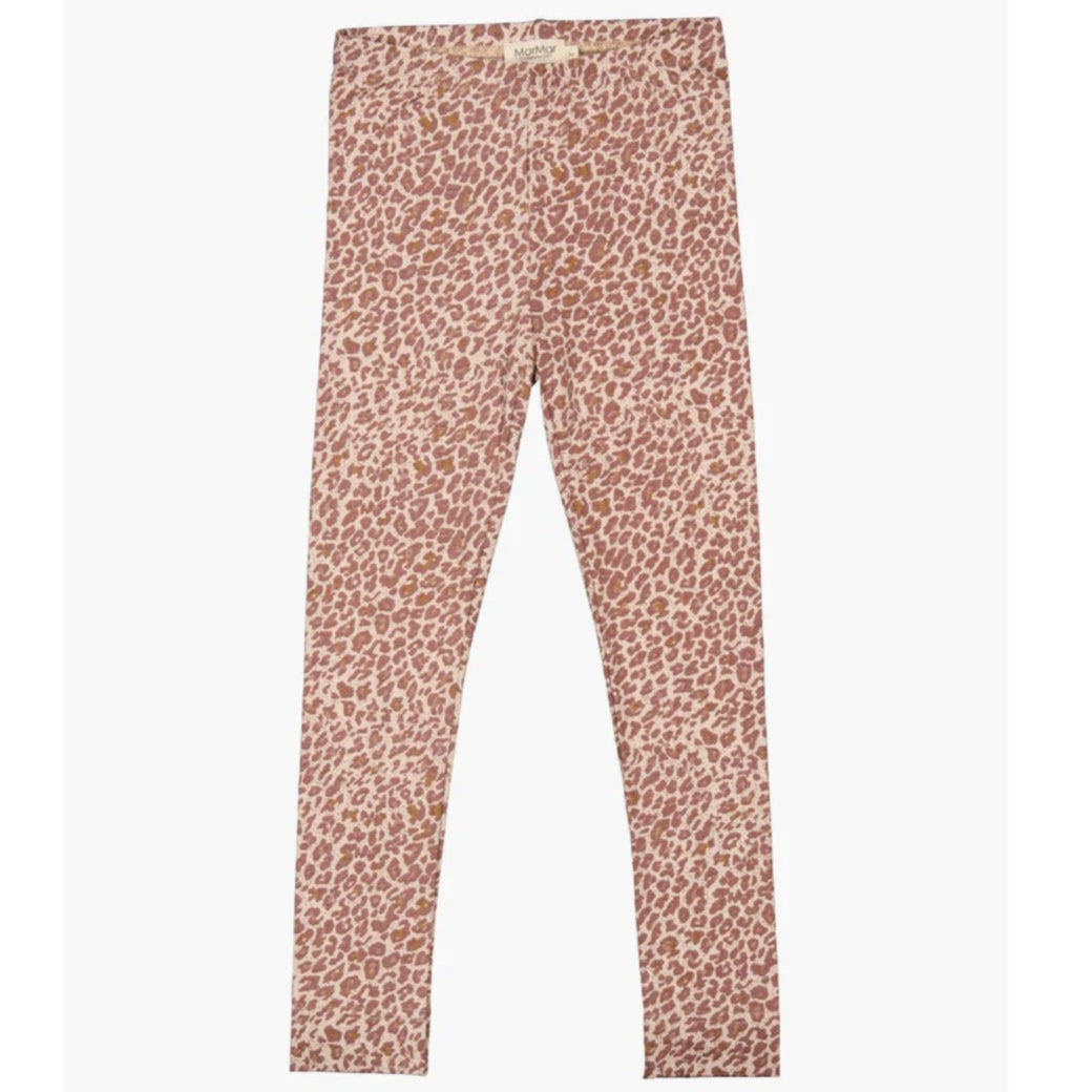 Leo Leggings, Baby, Dusty Mauve Leo - MarMar