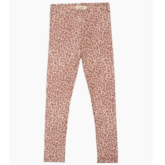 Leo Leggings, Baby, Dusty Mauve Leo - MarMar
