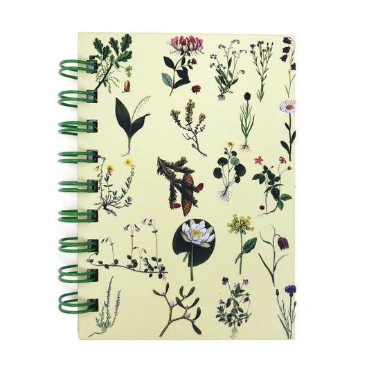 Blommor spiralblock A6 - Hjelm