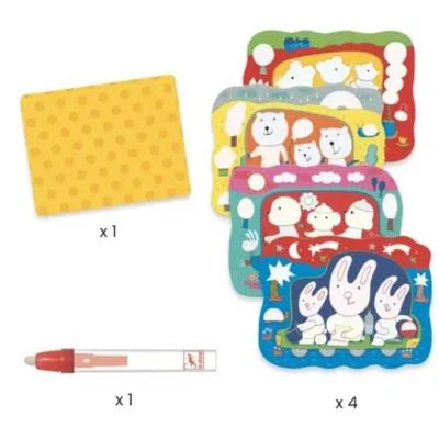 Magiskt måleri, På väg - Djeco