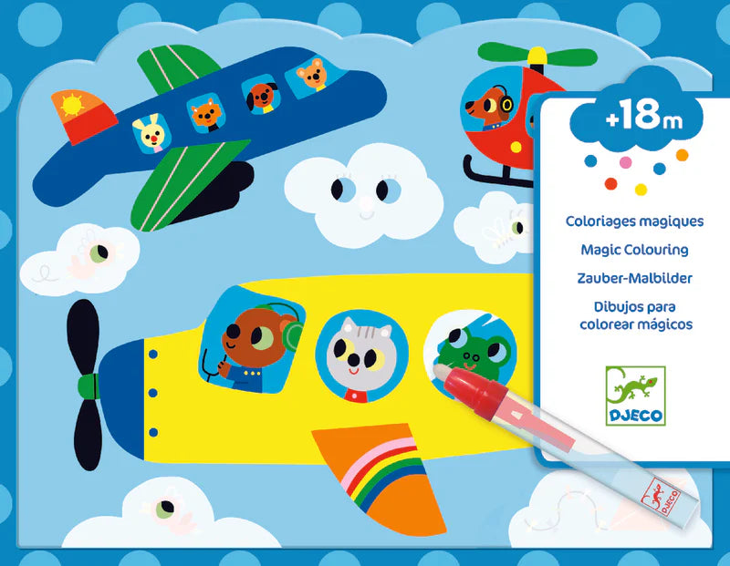 Magiskt måleri, Hidden in the sky - Djeco