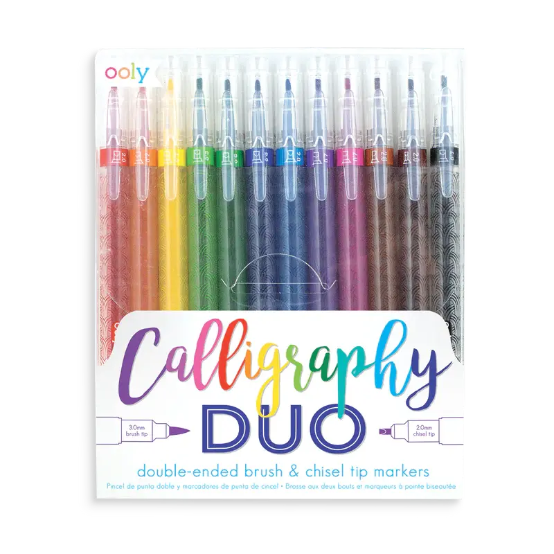 Calligraphy Duo Dubbelspets Tuschpennor 12-pack - Ooly