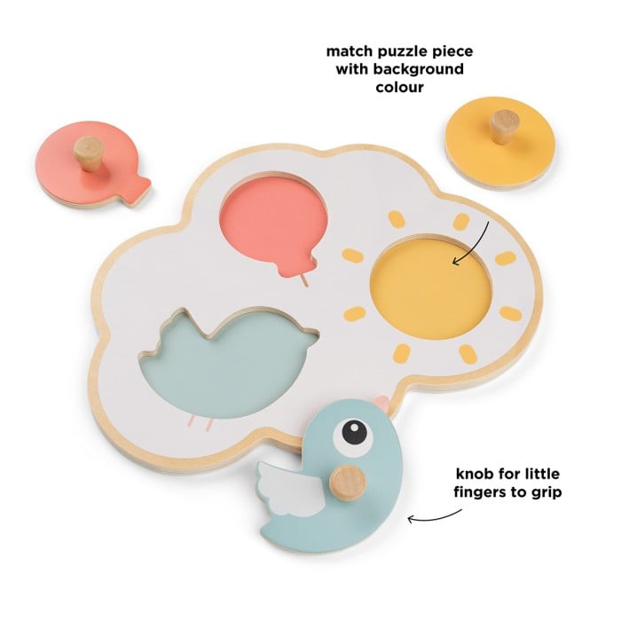 Knopp-pussel, Happy Clouds, Colour Mix - Done By Deer