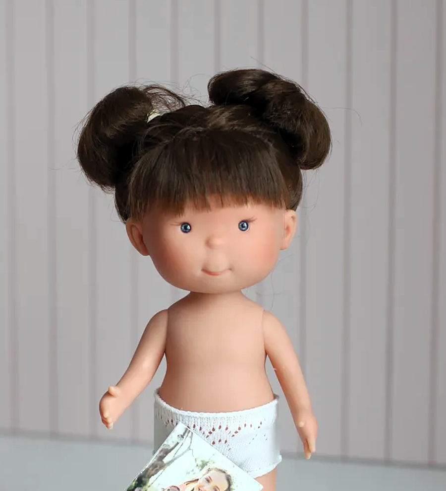 Pippa, Handgjord Docka, Brunhårig, 30 cm - Nines